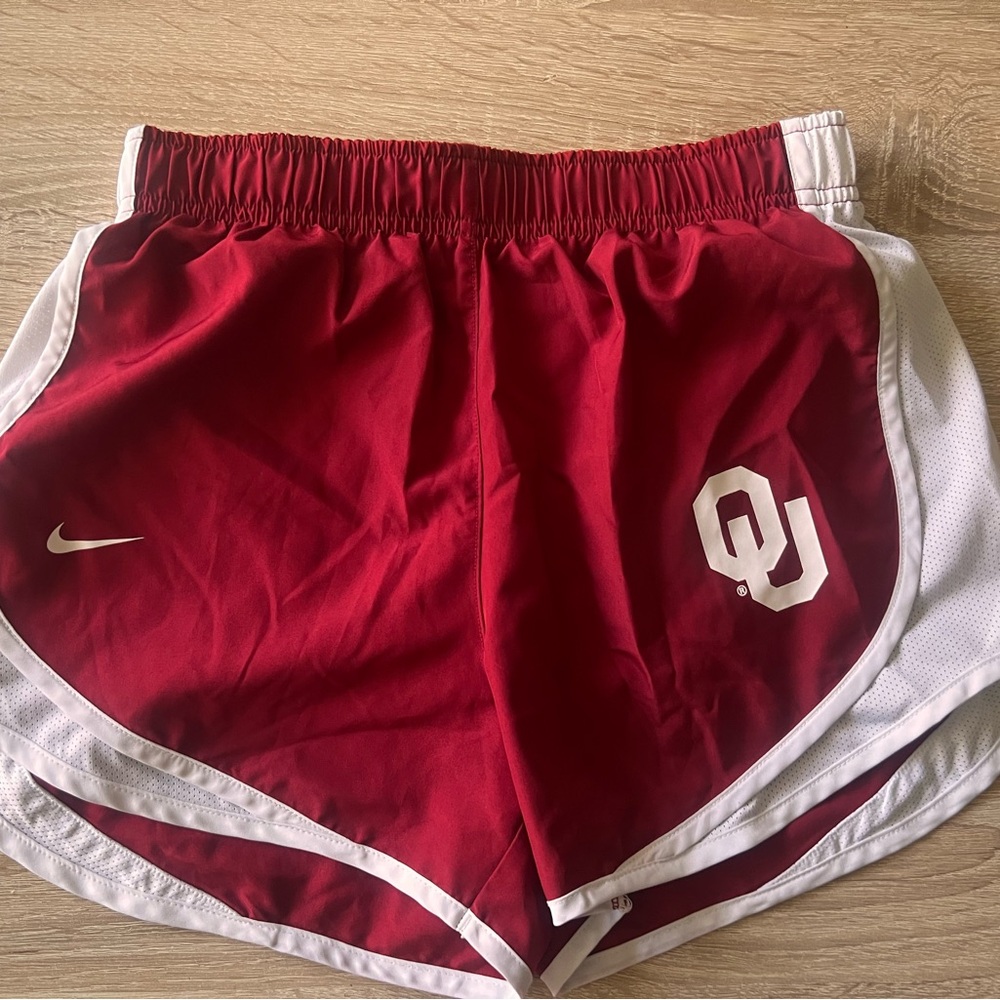 Nike Shorts Womens Medium OU Oklahoma Dri-FIT Running Workout Athletic Shorts